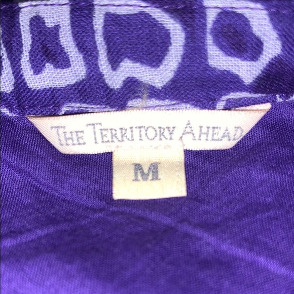The Territory Ahead Purple and Yellow Women's Skirt size Medium - Picture 5 of 5